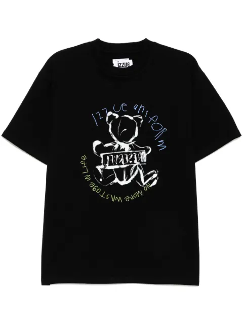 izzue t-shirt à imprimé graphique