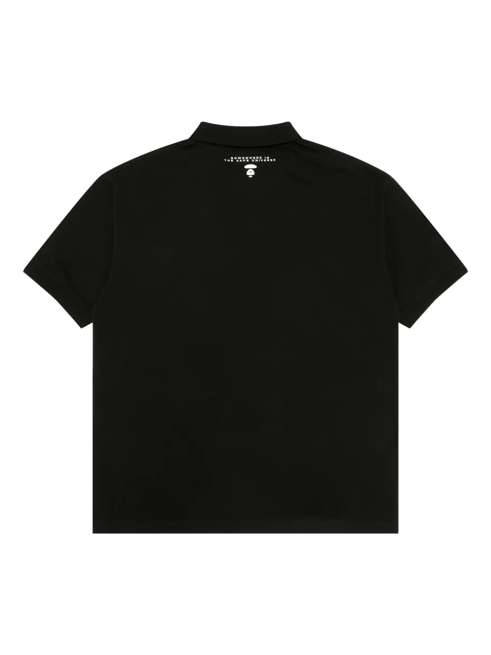 AAPE BY *A BATHING APE Katoenen poloshirt - Zwart