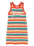 Stella McCartney Kids open-knit dress - Red