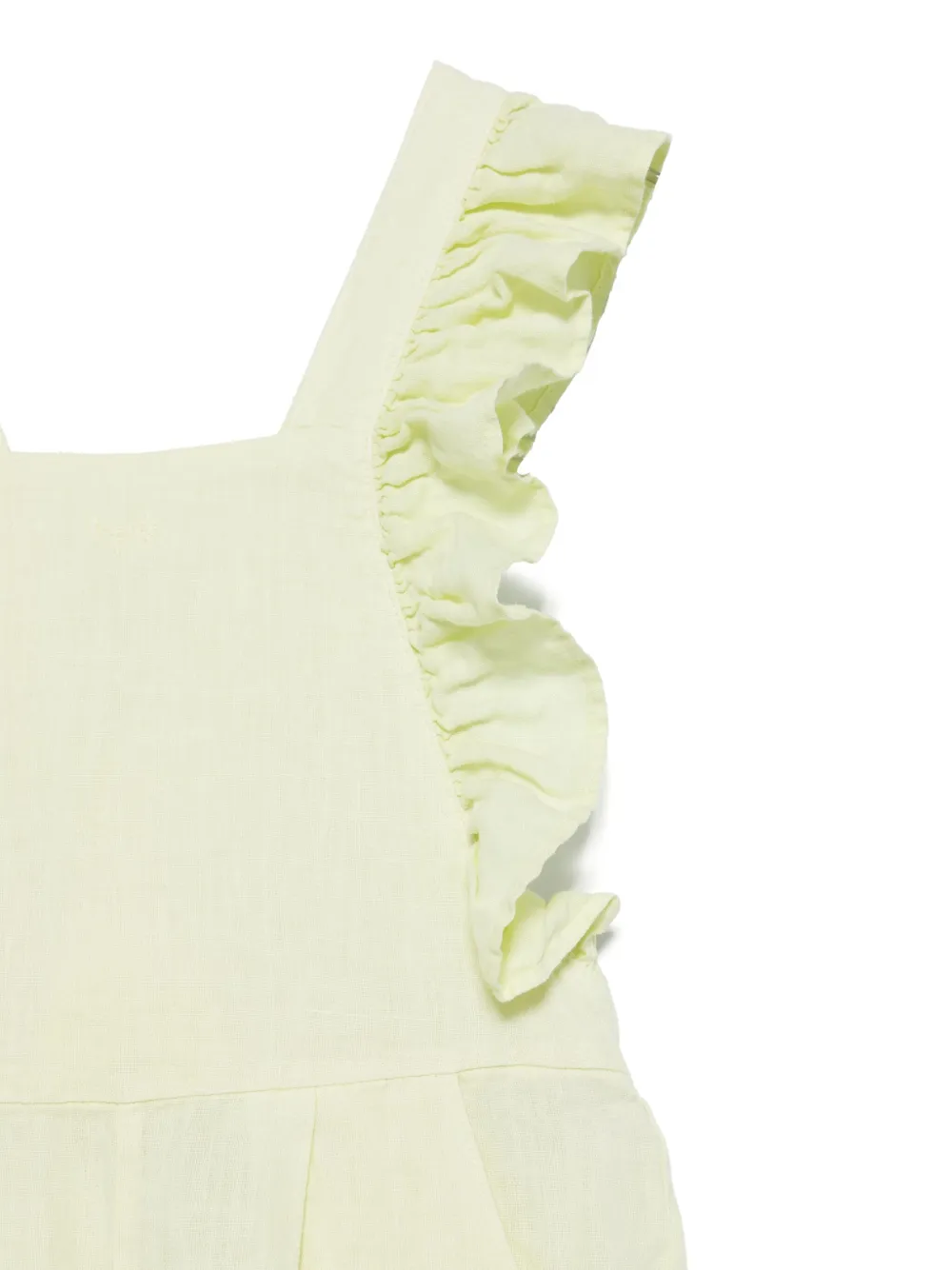 Il Gufo Overall met ruches Groen
