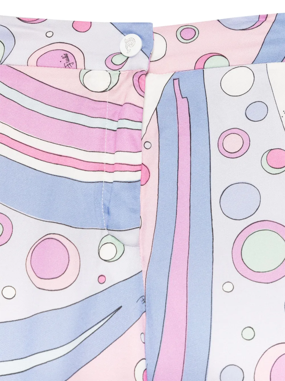 PUCCI JUNIOR GEOMETRIC-PRINT TROUSERS