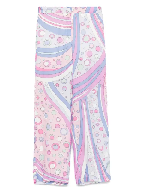 PUCCI Junior geometric-print trousers