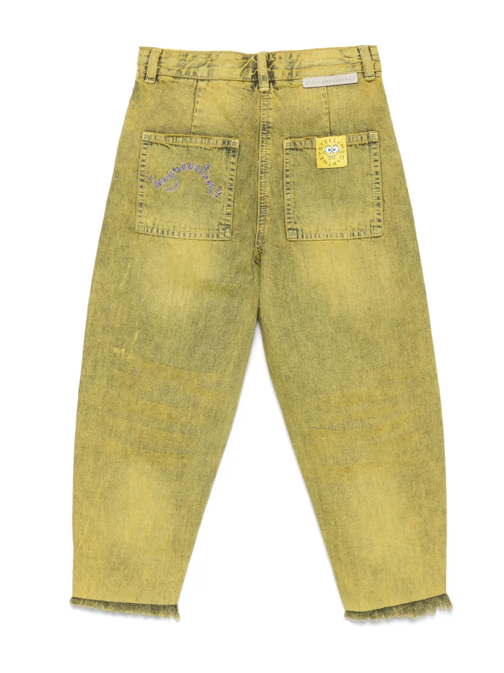 Stella McCartney Kids Spongebob jeans - Geel