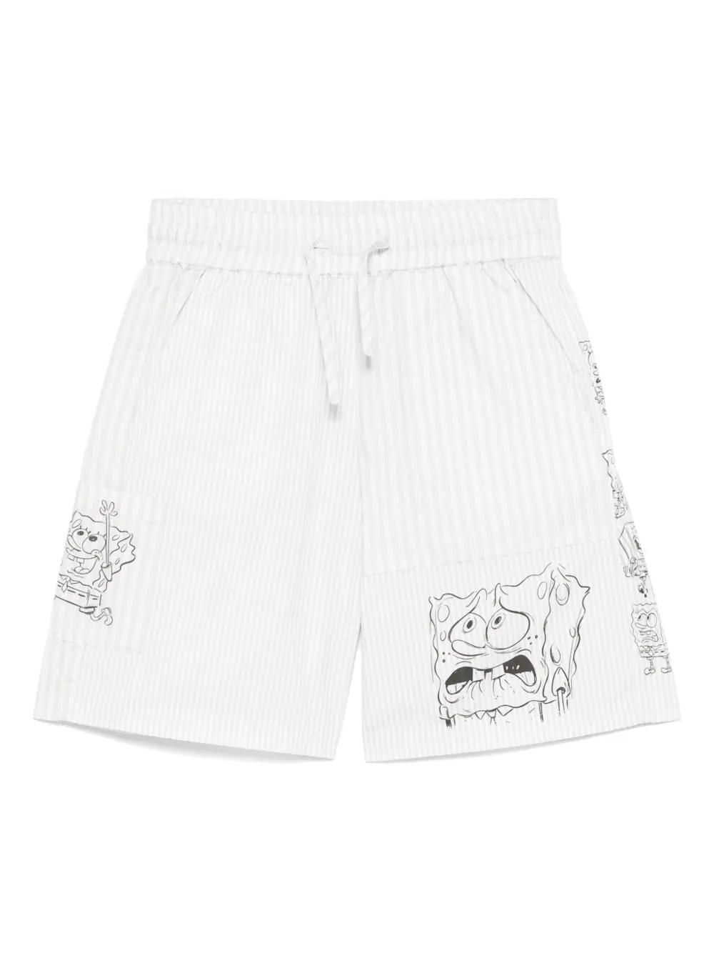 Stella McCartney Kids x SpongeBob SquarePants grafische shorts Wit