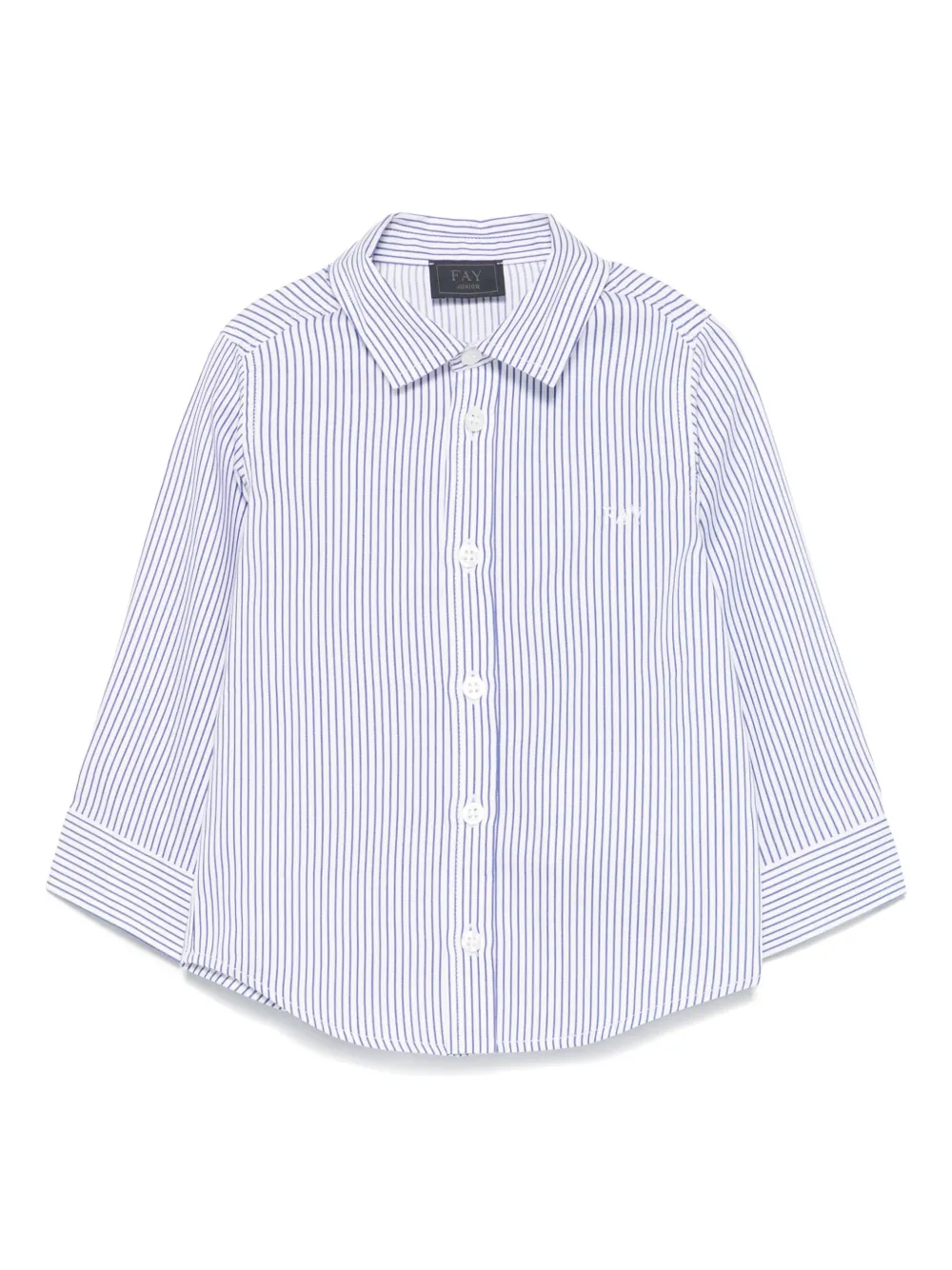 Fay Kids camisa con rayas estampadas | azul | Image 1