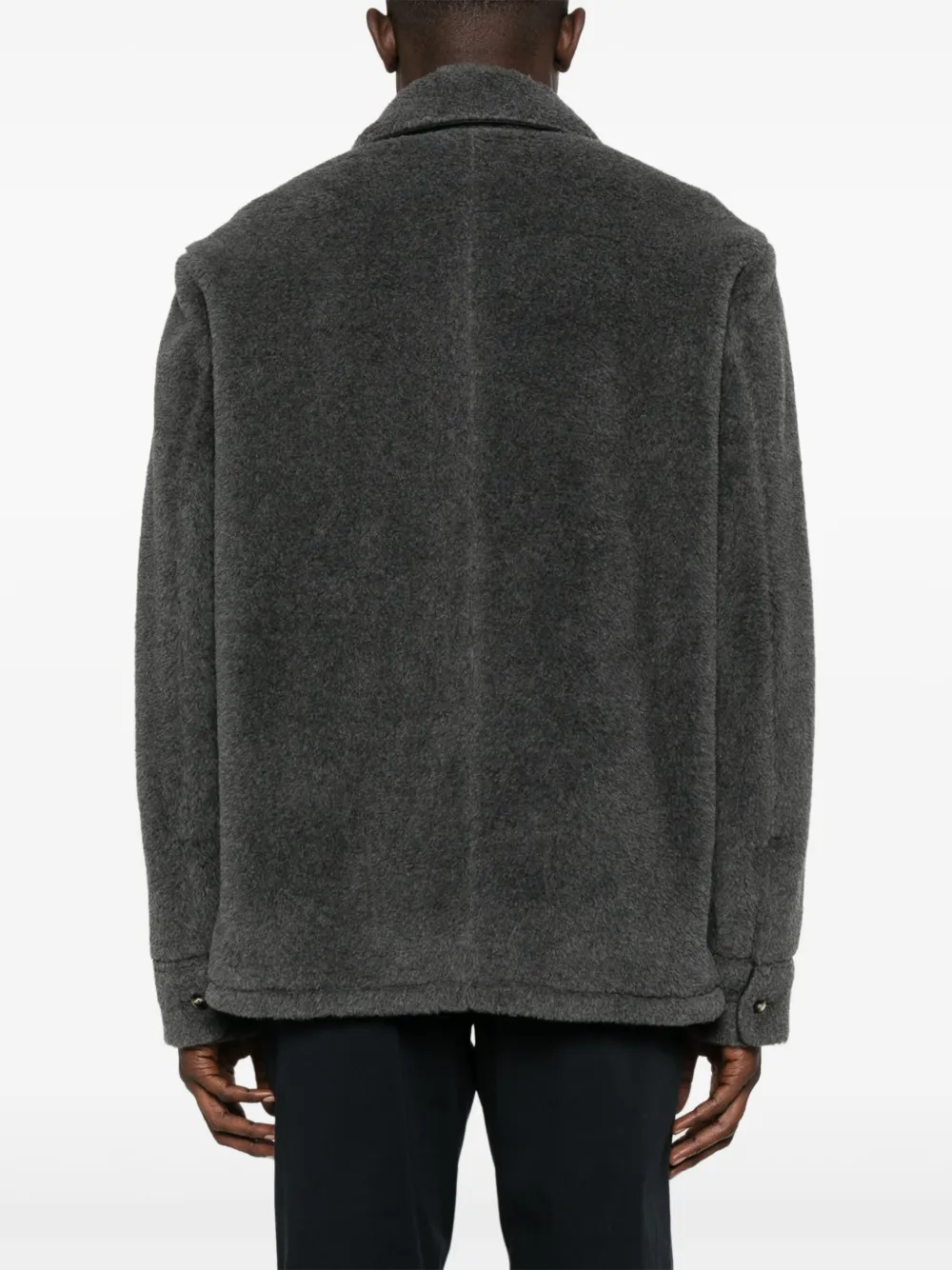 Gabriela Hearst Drew Overshirt In Grey