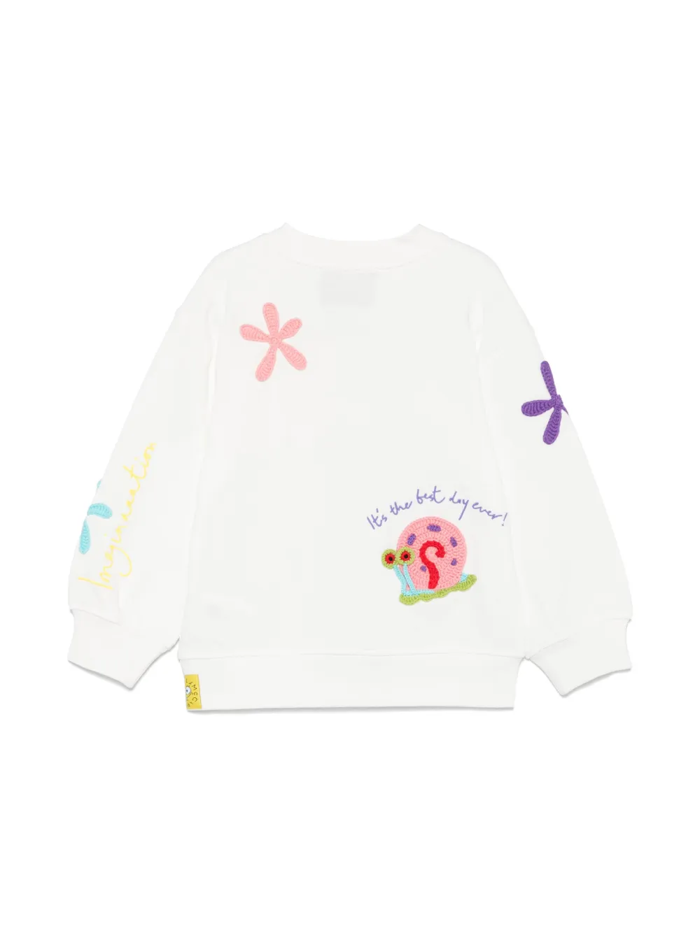 Stella McCartney Kids Sweater met patch - Wit