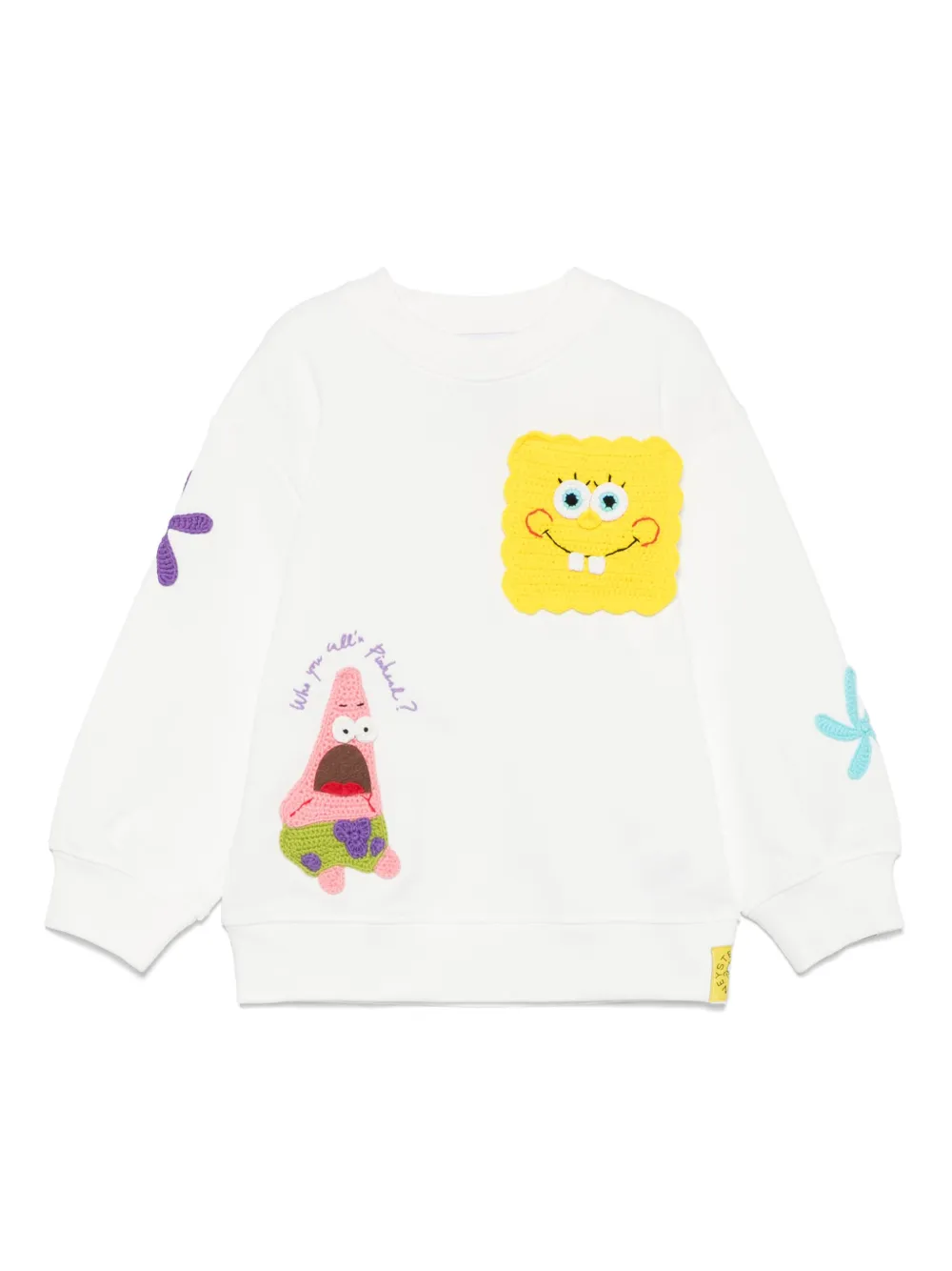 Stella McCartney Kids Sweater met patch Wit