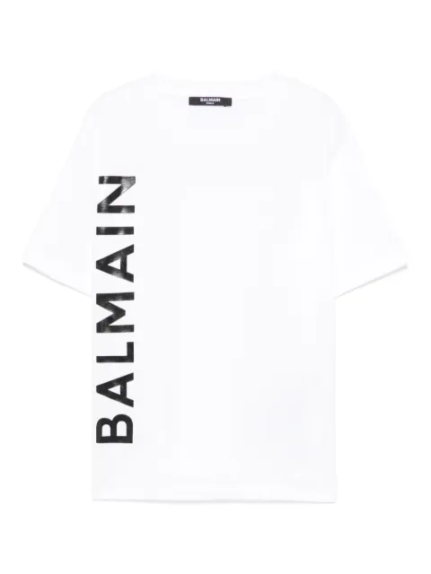 Balmain Kids logo-stamp T-shirt