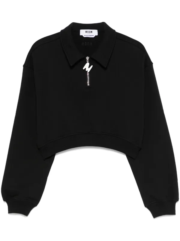 MSGM｜SWEATSHIRTS (3540MM503 237799 89) MSGM Brushed Micro Logo Sweatshirt 3540MM503 237799 89