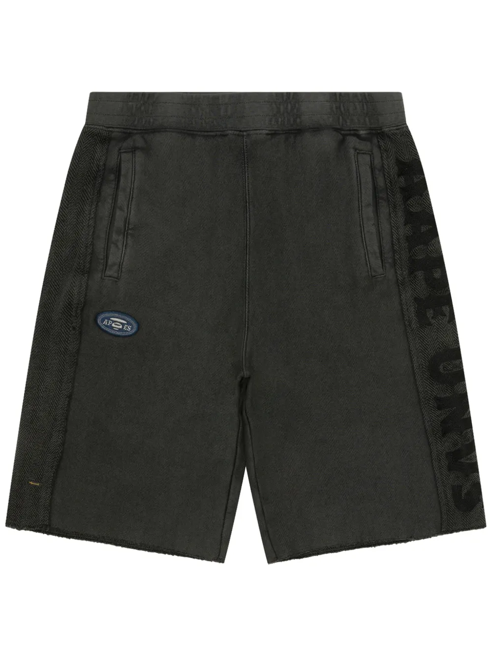 AAPE BY *A BATHING APE® logo-patch shorts | Black | Image 1