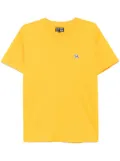 izzue logo-patch T-shirt - Yellow