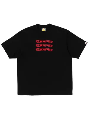 A BATHING APE® グラフィック Tシャツ | ブラック | FARFETCH JP