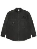 AAPE BY *A BATHING APE® logo-patch shirt - Black