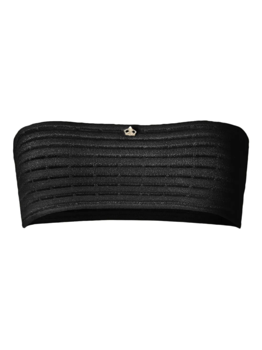 GENNY RIBBED BANDEAU TOP