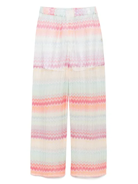 Missoni Kids Calça com padronagem chevron