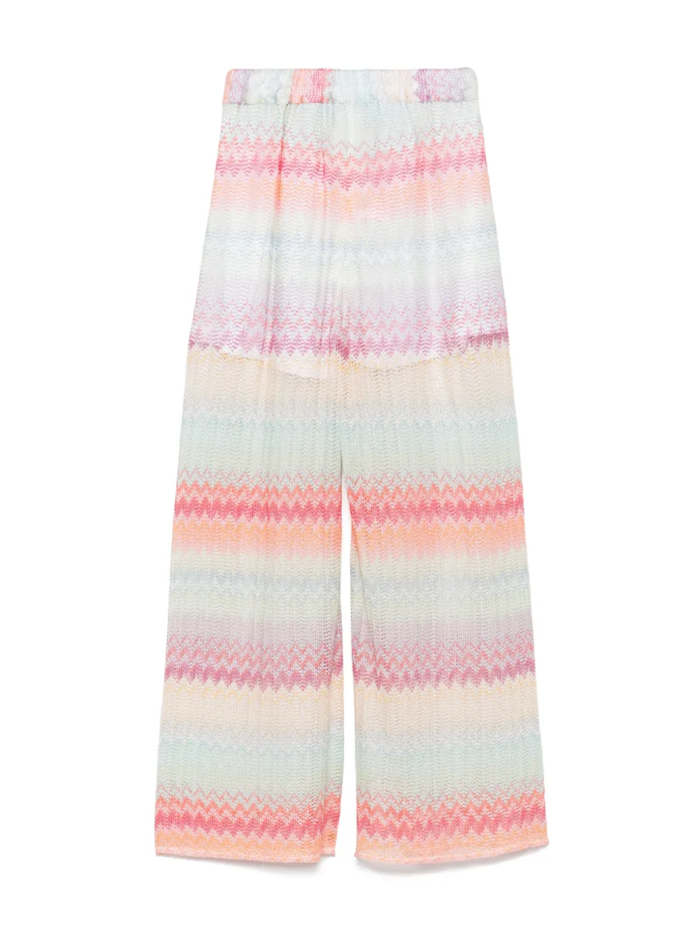 Missoni Kids Broek met zigzag-patroon - Groen