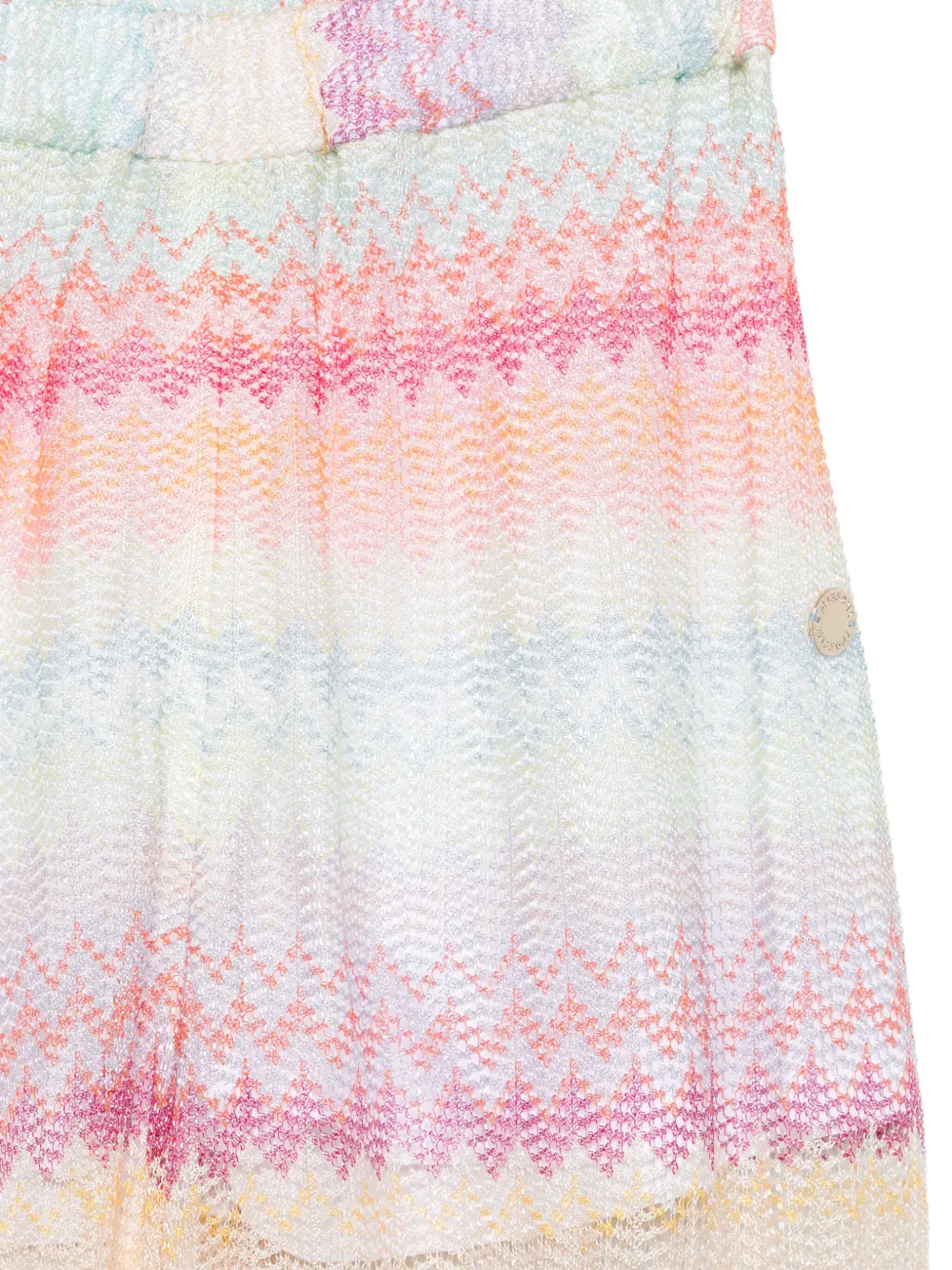 Missoni Kids Broek met zigzag-patroon Groen
