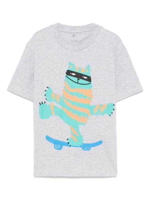 Stella McCartney Kids cat graphic T-shirt 