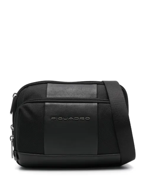 PIQUADRO logo-plaque shoulder bag