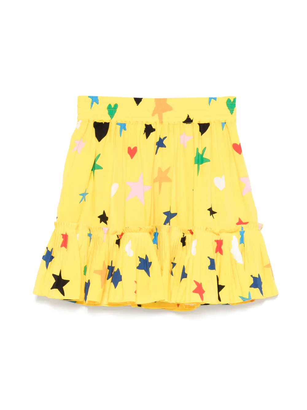 Stella McCartney Kids Rok met sterrenprint - Geel