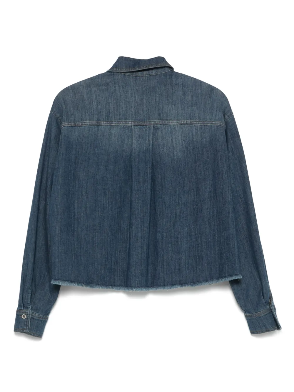 Luisa Cerano Denim blouse - Blauw