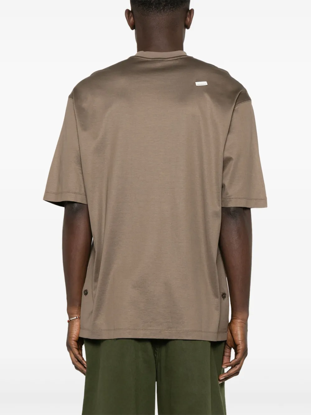 Emporio Armani Jersey T-shirt Bruin