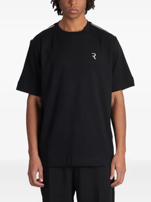 Rhun t-shirt à patch logo - Noir - Rhun - Modalova