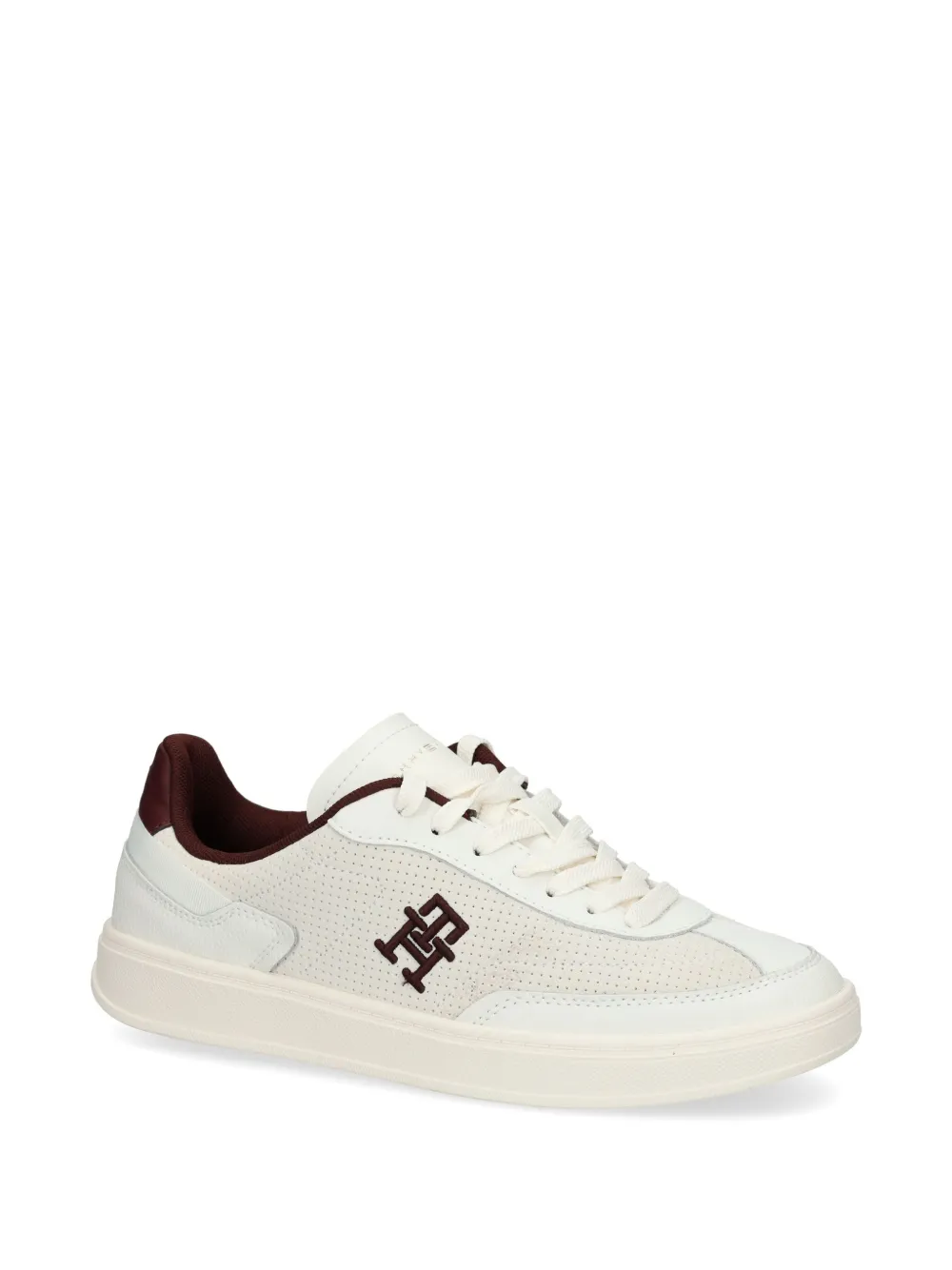 Tommy Hilfiger TH-monogram colour-blocked sneakers White