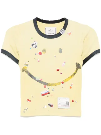 Maison MIHARA YASUHIRO グラフィックTシャツ Maison MIHARA YASUHIRO グラフィック Tシャツ | ブラック