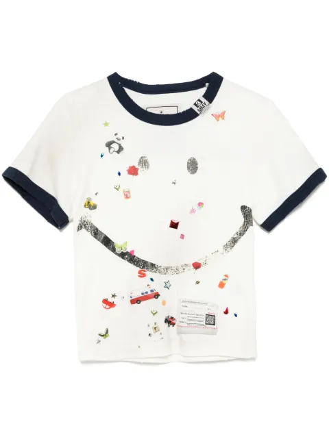 Maison MIHARA YASUHIRO playera con estampado gráfico