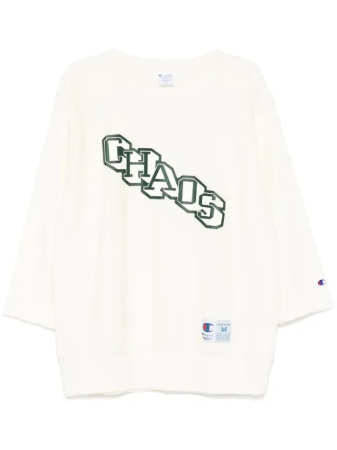 Undercover sudadera con eslogan estampado