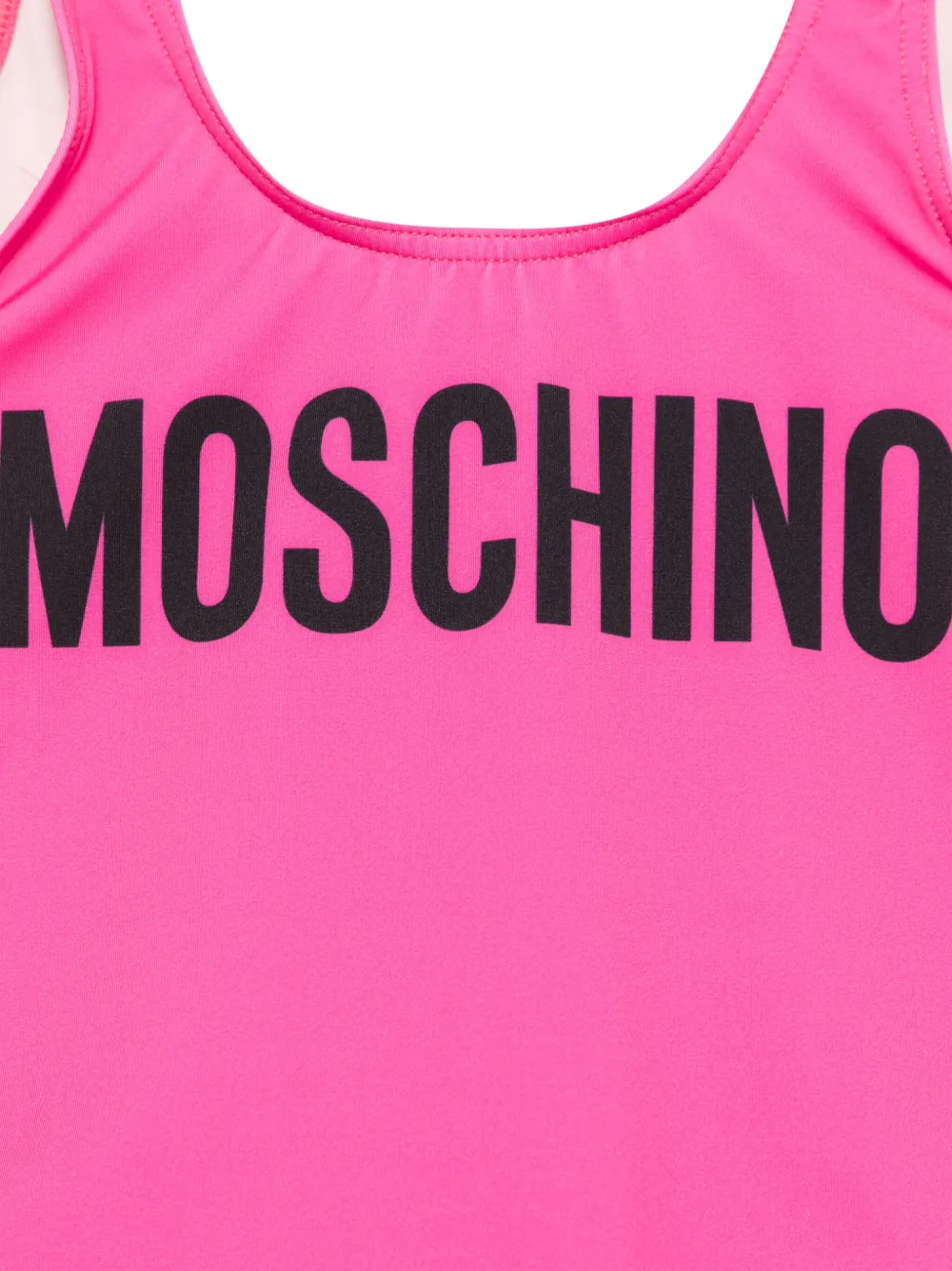 Moschino Kids Badpak met logoprint Roze