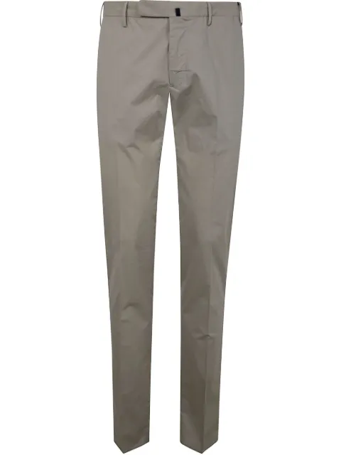 Incotex logo-patch trousers 
