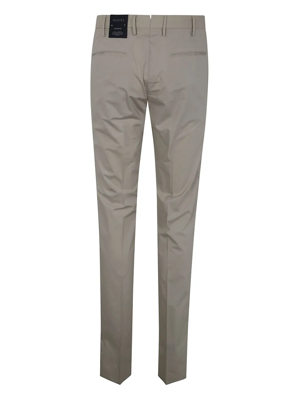 Incotex logo-patch trousers - Grijs