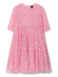 NEEDLE & THREAD KIDS sequin-embellished dress - Pink