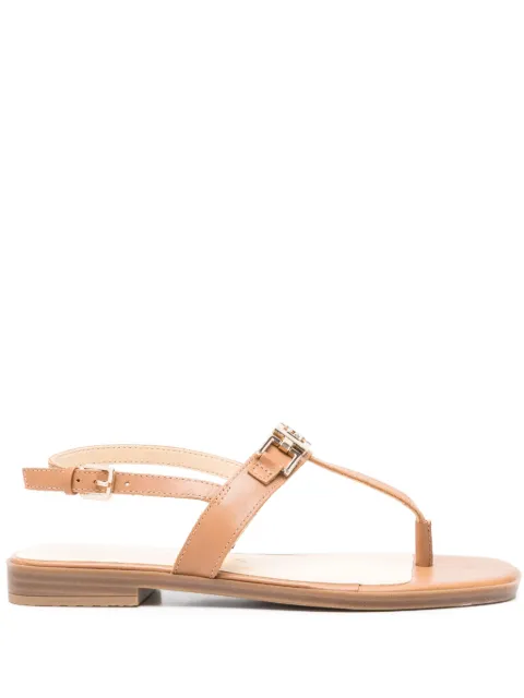 GUESS USA sandalias con placa del logo