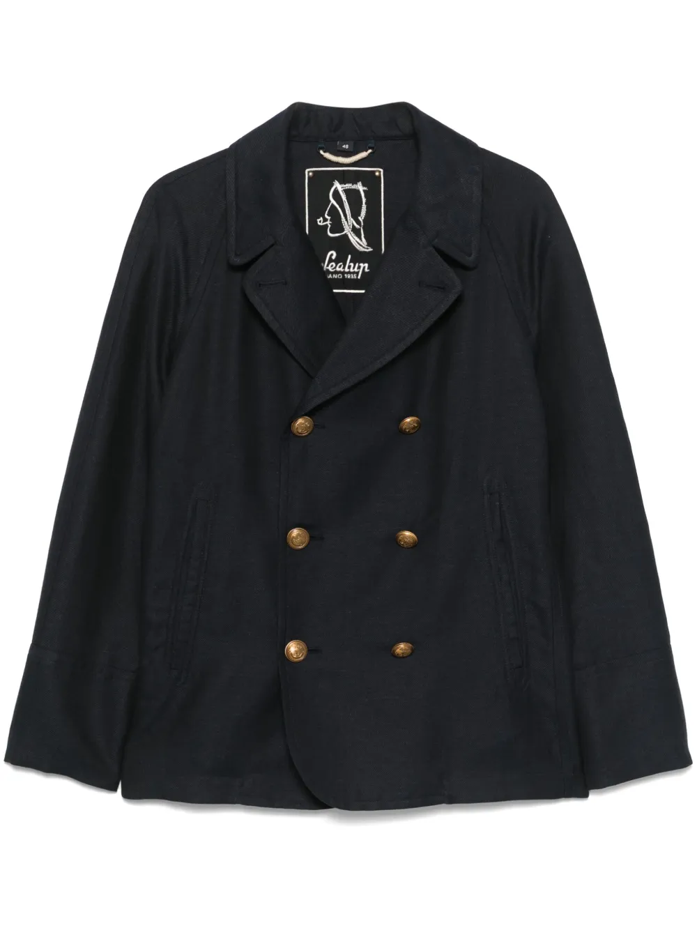 Sealup notched-lapels peacoat | Blue | Image 1