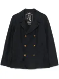 Sealup notched-lapels peacoat - Blue