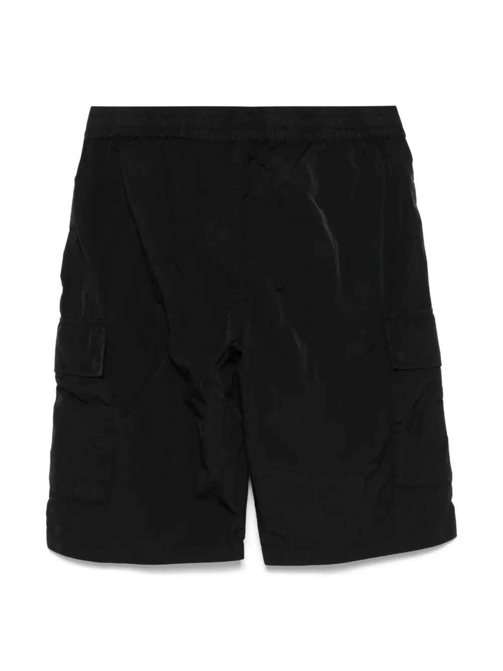 C.P. Company Kids Shorts met lensdetail - Zwart