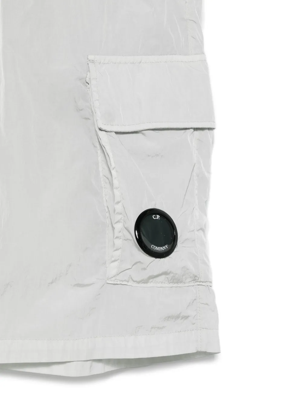 C.P. Company Kids Shorts met lensdetail Grijs