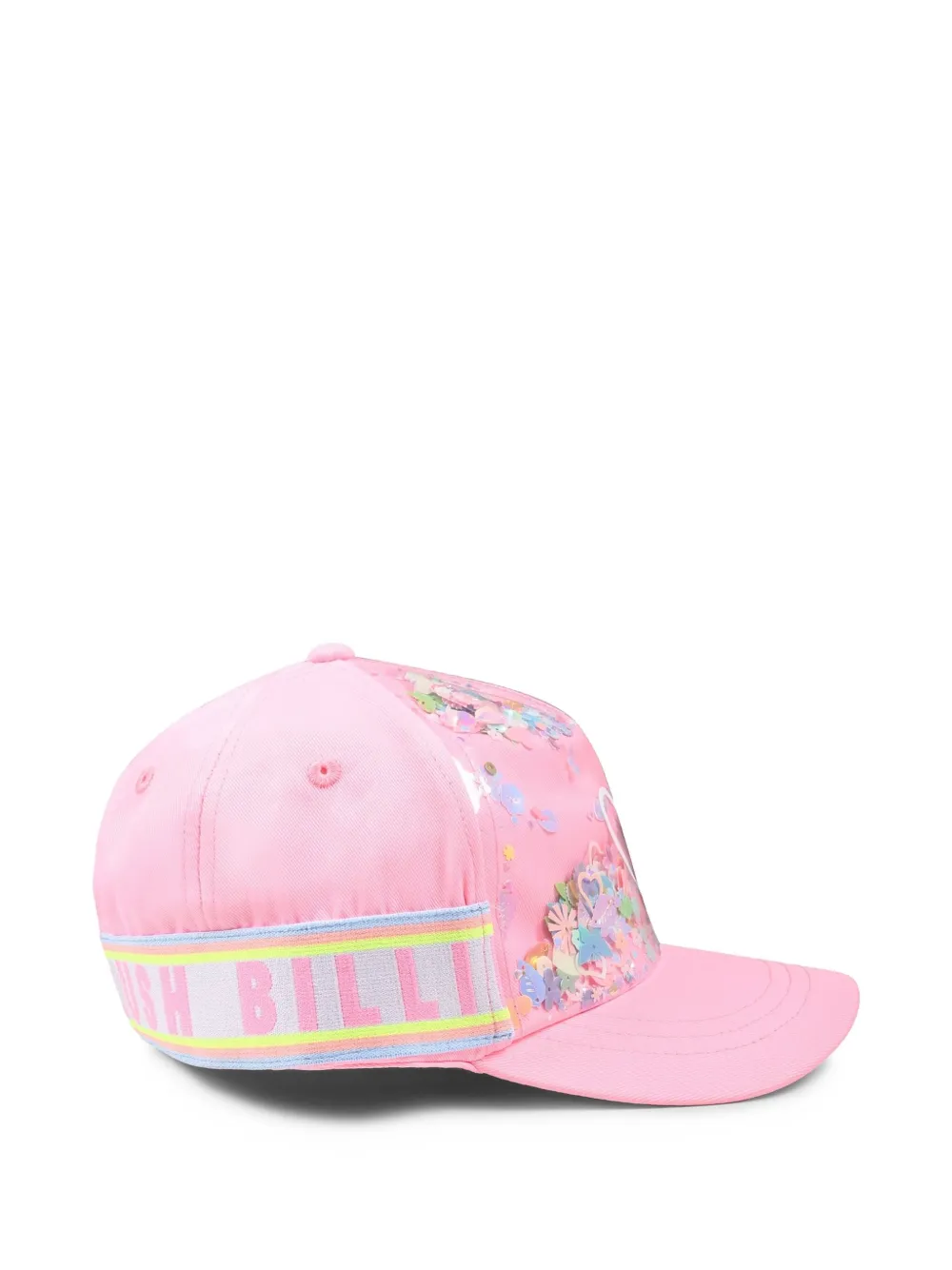 Billieblush Honkbalpet met bloemenpatch Roze