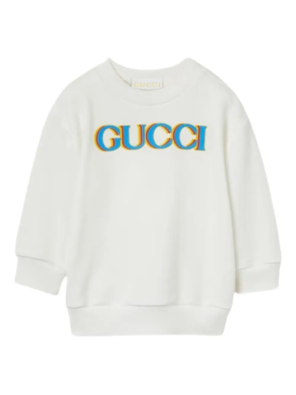 Gucci Kids Sweater met logoprint Wit