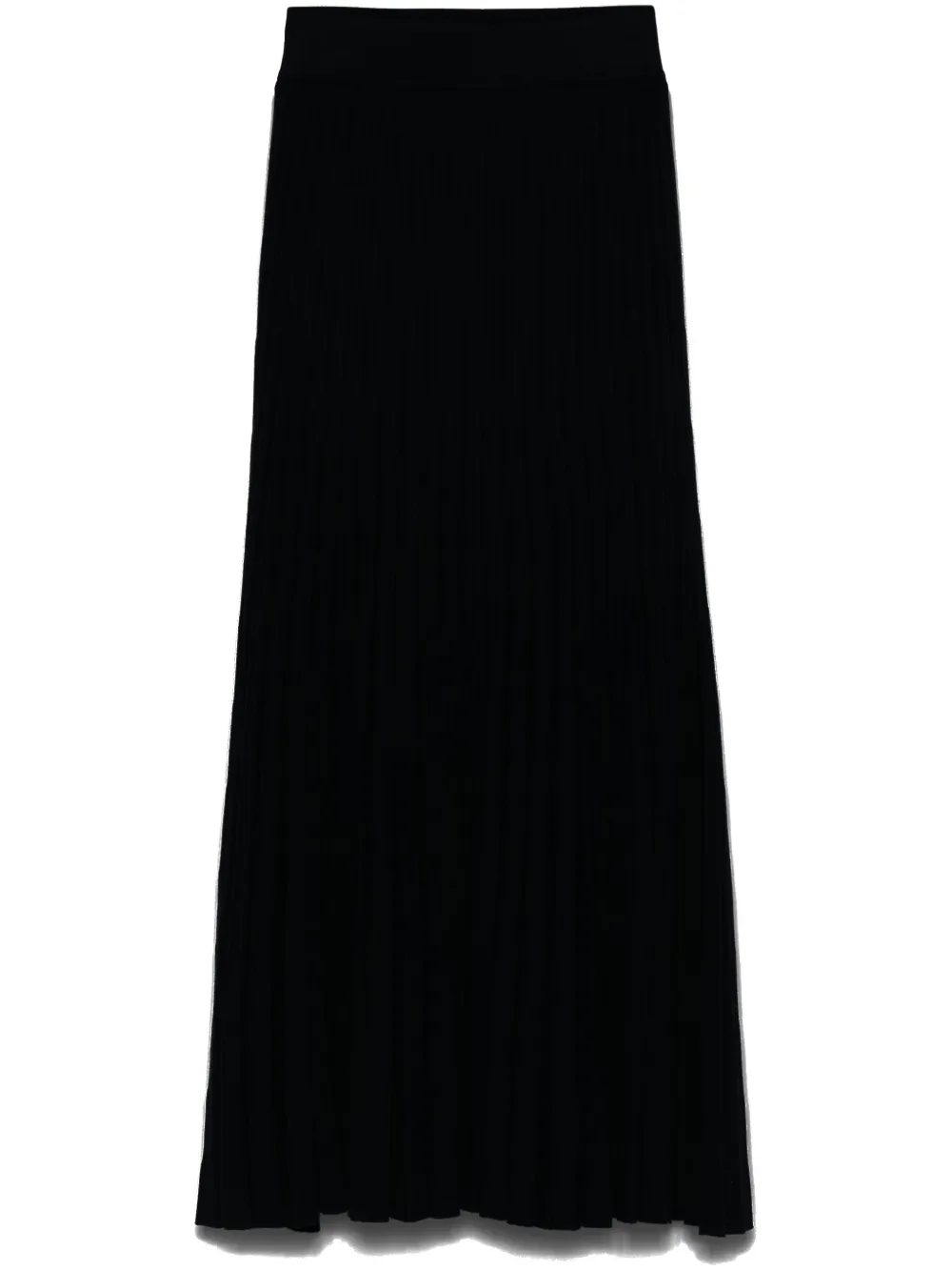 pleated midi skirt