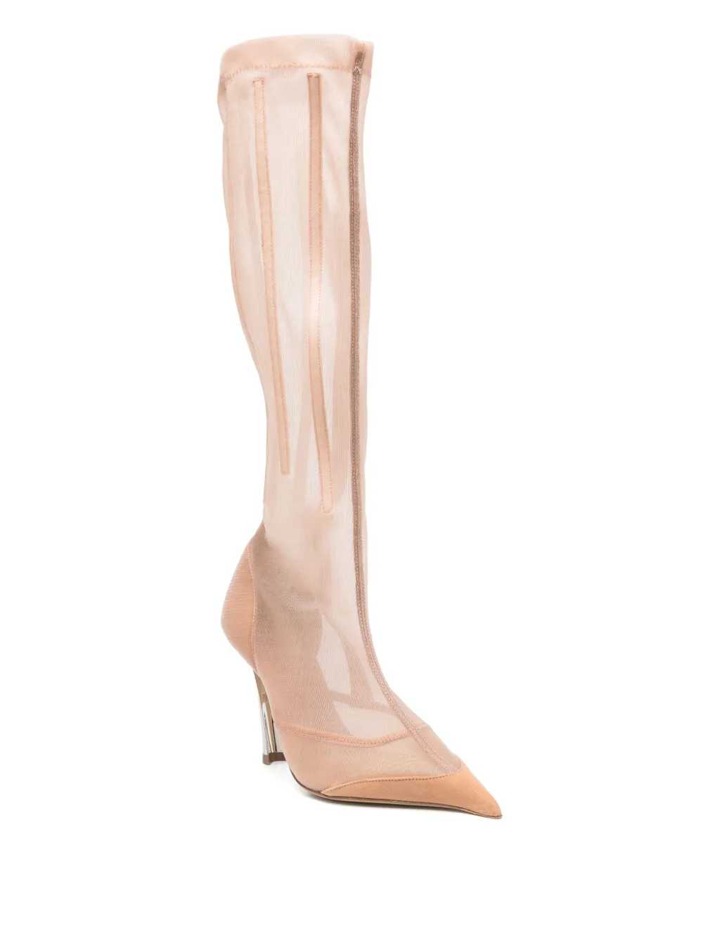 Mugler Fang laarzen - Beige