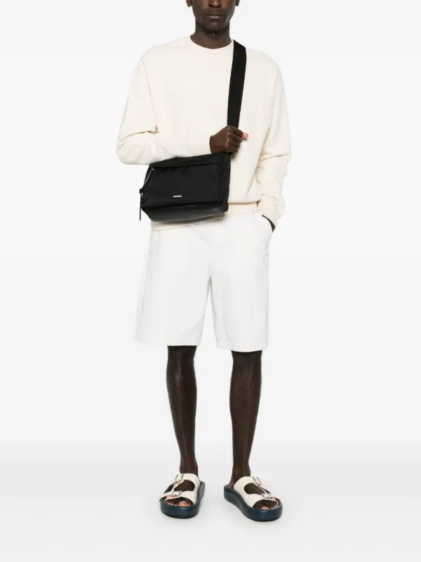 Jil Sander Soft Messenger Bag | Black | FARFETCH