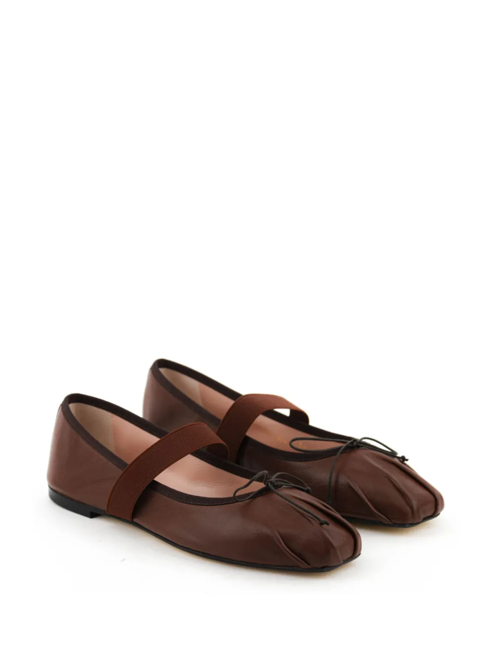 Paul Warmer x Pretty Ballerina Camile flats - Bruin