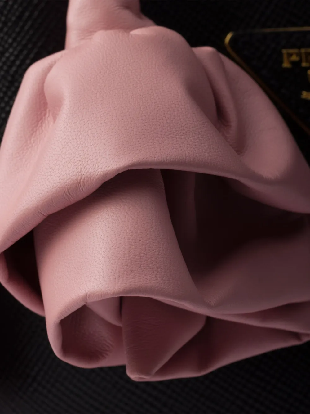 Prada Panier Saffiano kleine tas Zwart