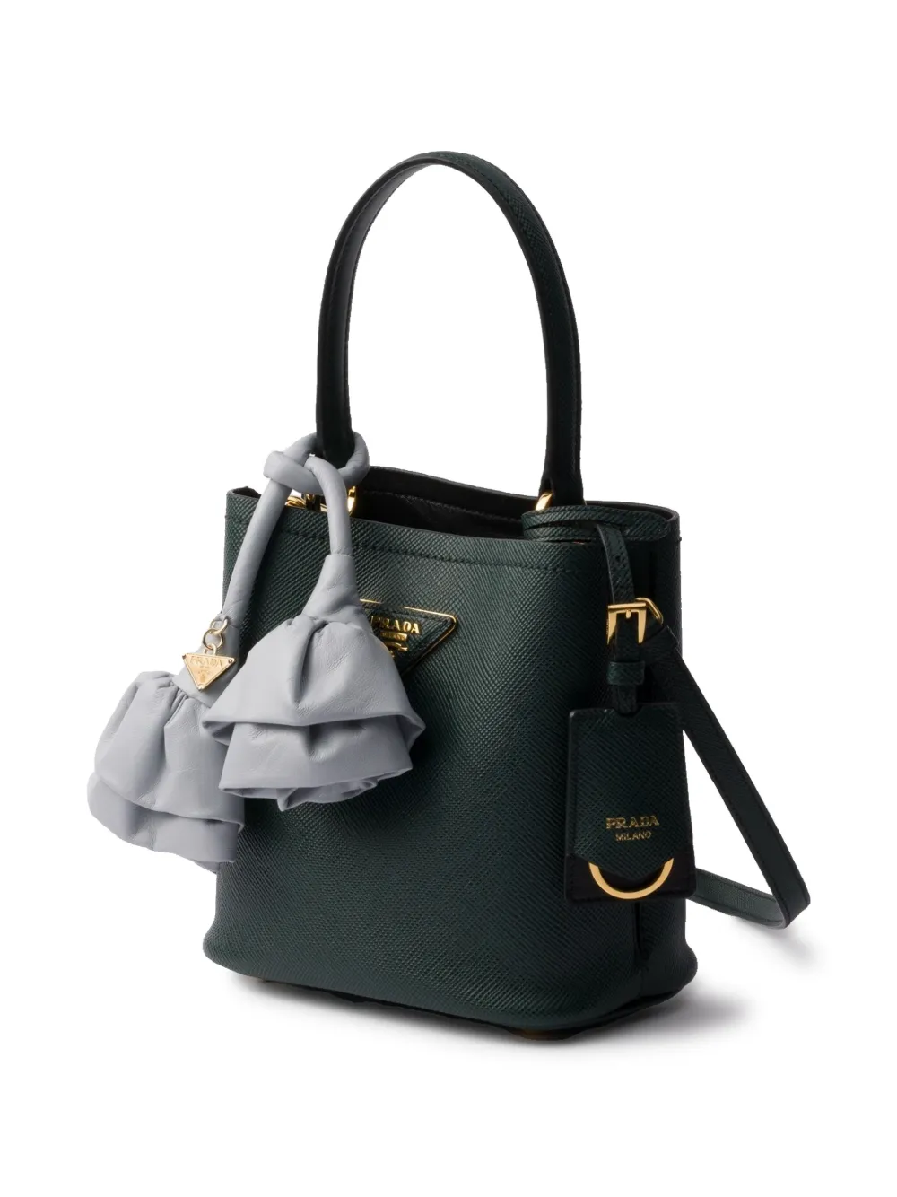 Prada Panier Saffiano mini0tas Groen
