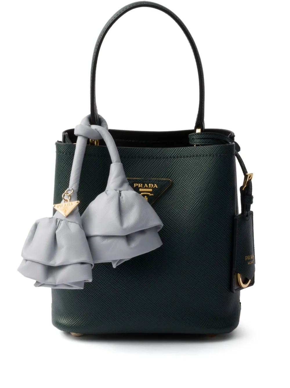 Prada Panier Saffiano mini0tas Groen